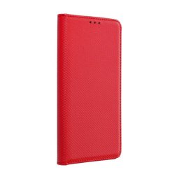 Magnet Apple iPhone 12 Pro Max mágneses flip tok, piros
