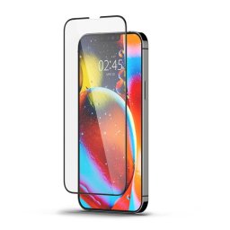 Spigen Glass FC Apple iPhone 17E / 16E / 14 / 13 / 13 Pro tempered kijelzővédő fólia, fekete