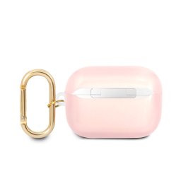 Guess Printed Stripe Apple Airpods Pro tok, rózsaszín
