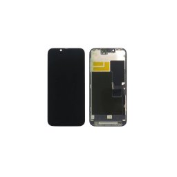 Apple iPhone 13 Pro kompatibilis LCD kijelző érintőpanellel, OEM jellegű, fekete, Grade S+
