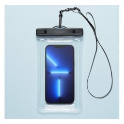 Spigen Aqua Shield A610 univerzális lebegő vízálló tok, átlátszó