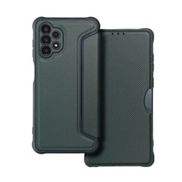 Razor book Samsung Galaxy A32 LTE flip tok, sötétzöld