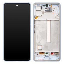 Samsung Galaxy SM- A536B A53 5G kompatibilis LCD kijelző, világoskék