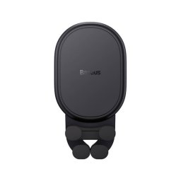 Baseus Stable Wireless autós tartó, szellőzőrácsba, wireless töltő 15W, fekete