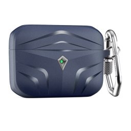 Phoner Rubber Apple Airpods Pro szilikon tok akasztóval, éjkék