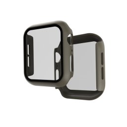 Phoner Thin Apple Watch műanyag tok, kijelzővédő felülettel, 41mm, zöld