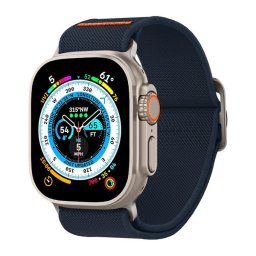 Spigen Lite Fit Ultra Apple Watch Ultra 4 / 3 / 2 / 1 49mm / 10 / 9 / 8 / 7 45mm / SE / 6 / 5 / 4 44mm / 3 / 2 / 1 42mm szövet szíj, tengerészkék