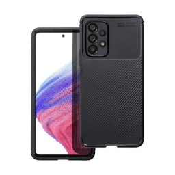 Forcell Carbon Premium hátlap tok, Samsung Galaxy A14 5G , fekete