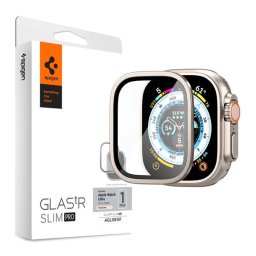 Spigen Glas.tR SLIM Pro Apple Watch Ultra 4 / 3 / 2 / 1 49mm tempered kijelzővédő fólia, titánium