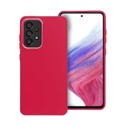 Frame Samsung Galaxy A52 5G/A52 LTE ( 4G )/A52s 5G közepesen ütésálló tok kameravédő kerettel, magenta