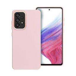 Frame Samsung Galaxy A52 5G/A52 LTE ( 4G )/A52s 5G közepesen ütésálló tok kameravédő kerettel, rózsaszín