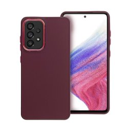 Frame Samsung Galaxy A52 5G/A52 LTE ( 4G )/A52s 5G közepesen ütésálló tok kameravédő kerettel, lila