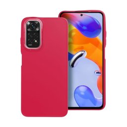 Frame Xiaomi Redmi Note 11/11S közepesen ütésálló tok kameravédő kerettel, magenta