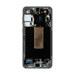 Samsung S916 Galaxy S23+ kompatibilis LCD kijelző + érintő, kerettel, szürke