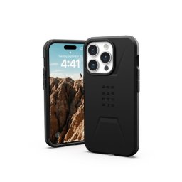 UAG Civilian MagSafe Apple iPhone 15 Pro hátlap tok, fekete