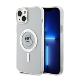 Karl Lagerfeld IML Choupette MagSafe Apple iPhone 15 Plus hátlap tok, átlátszó