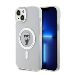 Karl Lagerfeld IML Ikonik MagSafe Apple iPhone 15 Plus hátlap tok, átlátszó