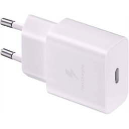 Samsung EP-T2510XWEGEU hálózati töltő USB-AUSB-C + USB-C kábel, 25W, 3A, fehér