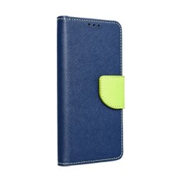 Fancy Xiaomi Redmi Note 13 5G flip tok, kék-lime