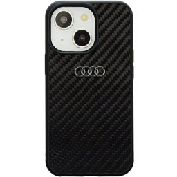 Audi Carbon Fiber Stripe iPhone 13 / 14 / 15 tok, fekete