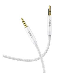 Hoco UPA19 3.5mm audio / Jack 3,5mm AUX kábel 1m, ezüst
