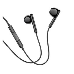 Hoco M93 vezetékes headset hangerőszabályzóval, 3,5mm Jack, fekete