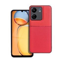 Forcell Noble hátlap tok, Xiaomi redmi 13C / Poco C65, piros