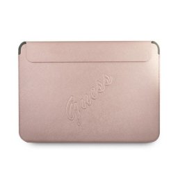 Guess Sleeve Saffiano Script, GUCS13PUSASPI 13" laptop tok, rózsaszín