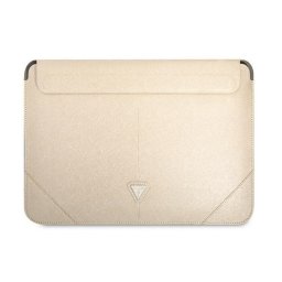 Guess Sleeve Saffiano Triangle Logo, GUCS16PSATLE 16" laptop tok, bézs