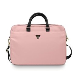 Guess Nylon Triangle Logo GUCB15NTMLLP 16" tablet táska, rózsaszín