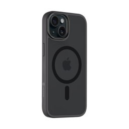Tactical MagForce Hyperstealth Apple iPhone 15 Magsafe hátlap tok, áttetsző/sötétszürke