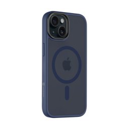 Tactical MagForce Hyperstealth Apple iPhone 15 Magsafe hátlap tok, áttetsző/sötétkék