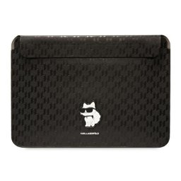 Karl Lagerfeld Sleeve Saffiano Monogram Choupette KLCS14SAKHPCK 14" laptop tok, fekete