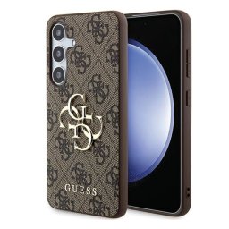 Guess 4G Big Metal Logo Samsung Galaxy A35 hátlap tok, barna, CSA354GMGBR