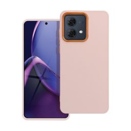 Frame Motorola G84 közepesen ütésálló tok kameravédő kerettel, rózsaszín