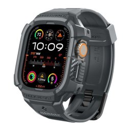 Spigen Rugged Armor Pro Apple Watch Ultra 3 / 2 / 1 49mm tok / szíj, sötétszürke