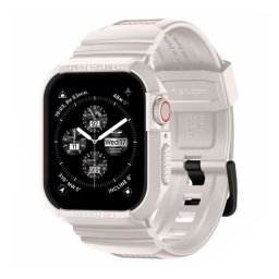 Spigen Rugged Armor Pro Apple Watch 9 / 8 / 7 45mm / SE (2nd / 1st Gen) / 6 / 5 / 4 44mm tok, bézs