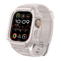 Spigen Rugged Armor Pro Apple Watch Ultra 4 / 3 / 2 / 1 49mm tok / szíj, bézs