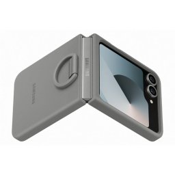 Samsung Galaxy Flip 6 / Flip 7 FE gyári szilikon tok, szürke