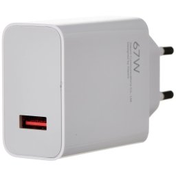Xiaomi MDY-12-EU USB-A hálózati töltő adapter, 67W, fehér