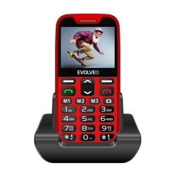 Evolveo EasyPhone XR (EP601) nyomógombos mobiltelefon, piros