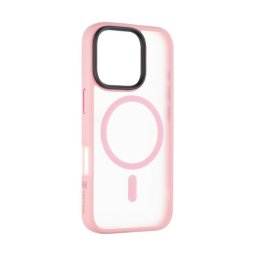 Tactical MagForce Hyperstealth Apple iPhone 16 Pro MagSafe kompatibilis tok, áttetsző/rózsaszín