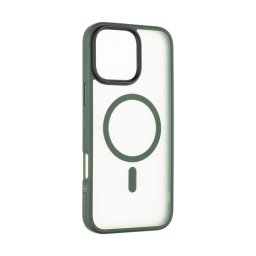 Tactical MagForce Hyperstealth Apple iPhone 16 Pro Max MagSafe kompatibilis tok, áttetsző/sötétszöld