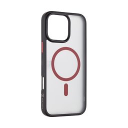 Tactical MagForce Hyperstealth 2.0 Apple iPhone 16 Pro Max MagSafe kompatibilis tok, fekete/piros