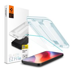 Spigen Glas.tR EZ Fit HD Apple iPhone 16 Pro Max / 17 Pro Max tempered kijelzővédő fólia felhelyező kerettel (1db)