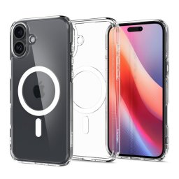 Spigen Ultra Hybrid MagFit Apple iPhone 16 tok, MagSafe, fehér ACS08205