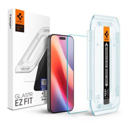 Spigen Glas.tR EZ Fit Apple iPhone 16 Pro Max / 17 Pro Max / 18 Pro Max tempered kijelzővédő fólia felhelyező kerettel (2db) AGL07907