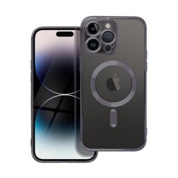 Electro Mag Apple iPhone 16 Plus MagSafe kompatibilis hátlap tok, fekete