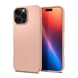 Spigen Thin Fit MagFit Apple iPhone 16 Pro Max tok, MagSafe, Rose Titanium, rózsaszín