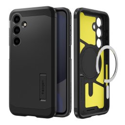 Spigen Tough Armor MagFit Samsung Galaxy S24 FE tok, MagSafe, Black, fekete